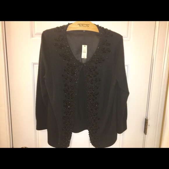 Talbots women’s beaded cardigan - Picture 3 of 7